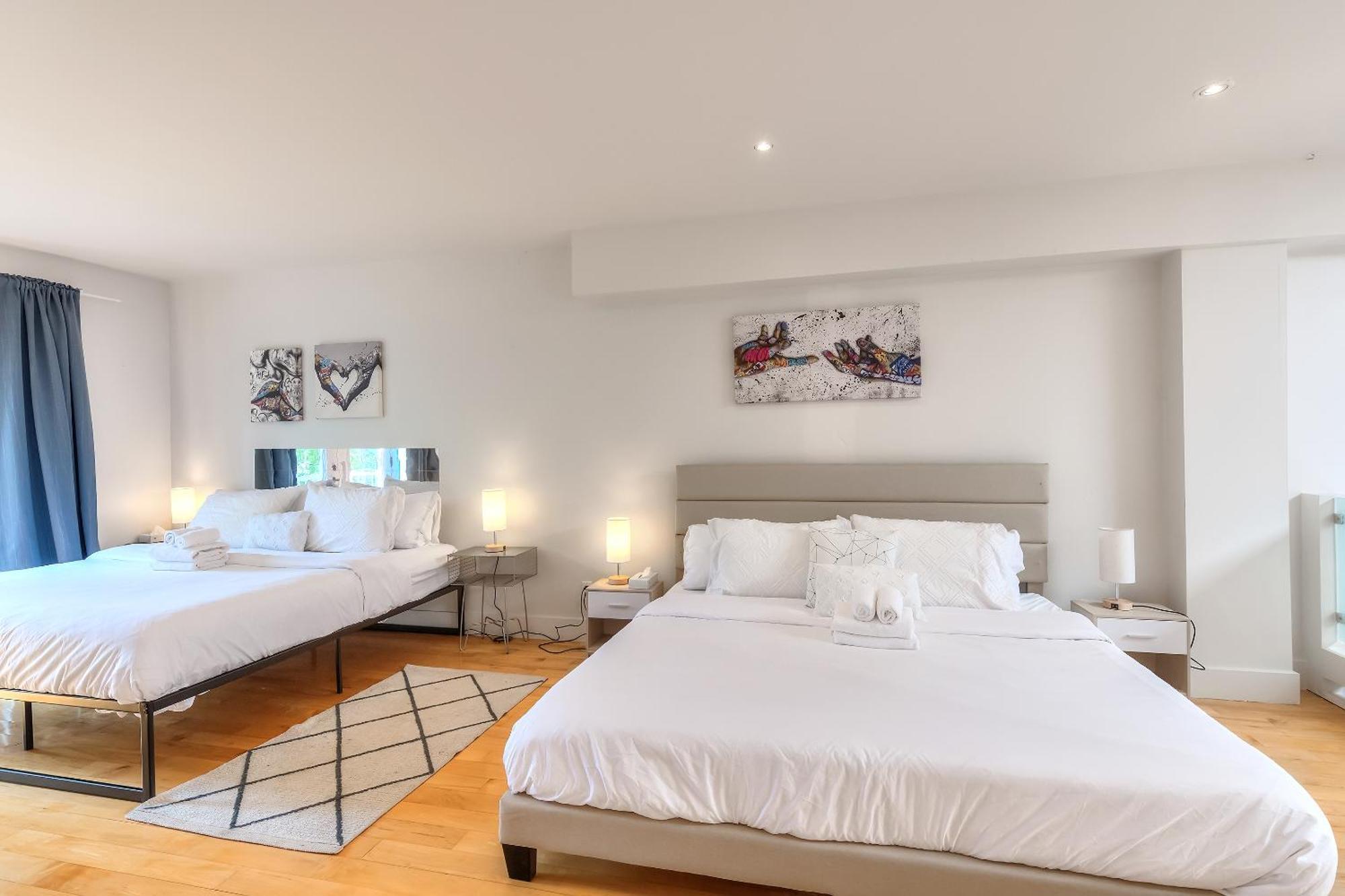 モントリオールLoft The White Pearl Plateau-Mont-Royal 3 Bedsアパートメント エクステリア 写真